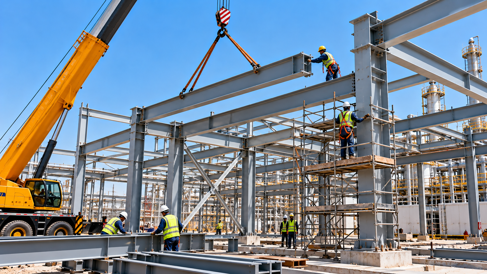 Structural Steel Fabrication and Erection Contractor
                in Jubail, Dammam and Abqaiq